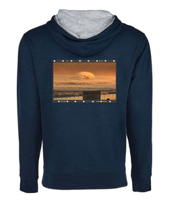 Ryan Schnell - Image 17H - Next Level Laguna Hoodie Unisex - Navy/Heather Gray