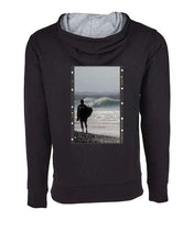 Ryan Schnell - Image 63V - "Kalle Carranza" Next Level Laguna Hoodie Unisex - Black/Heather Gray