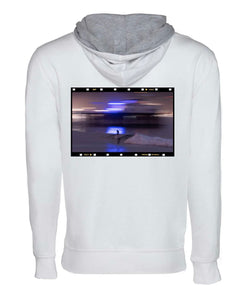 Ryan Schnell - Image 33H - "Kolo" Next Level Pullover Hoodie Unisex - White/Heather Gray